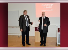 Verleihung der Honorarprofessur Psychotherapiewissenschaft an Prof. Dr. Aleksander Filts