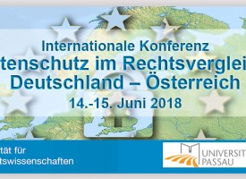 JUS | Konferenz: Datenschutz im Rechtsvergleich: Deutschland – Österreich