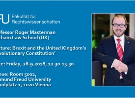 JUS | Lecture: „Brexit and the United Kingdom’s Devolutionary Constitution“