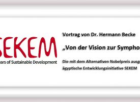 Vortrag über die Entwicklungsinitiative SEKEM: „Von der Vision zur Symphonie“