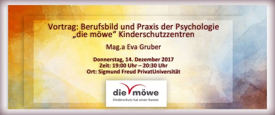 PSY | Vortrag: Berufsbild und Praxis der Psychologie „die möwe“ Kinderschutzzentren