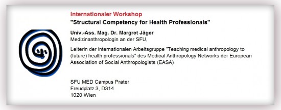 MED | Internationaler Workshop: „Structural Competency for Health Professionals“