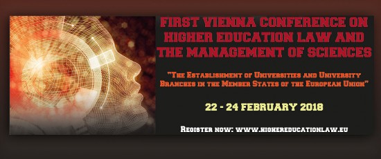 First Vienna Conference on Higher Education Law and the Management of Sciences