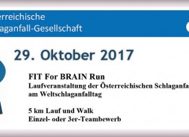 FIT For BRAIN Run | Laufveranstaltung der Österreichischen Schlaganfall-Gesellschaft